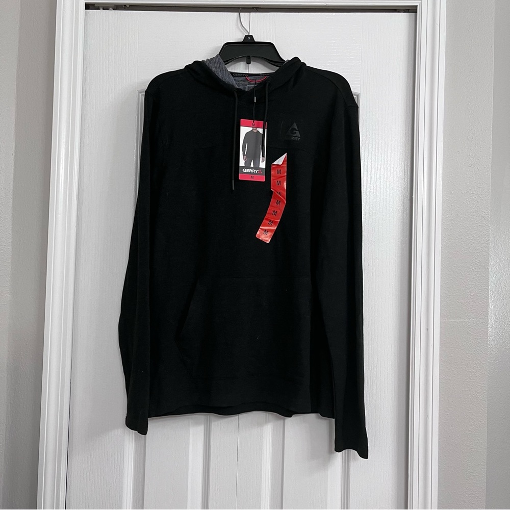 Gerry men’s lightweight hoodie sweatshirt black medium
